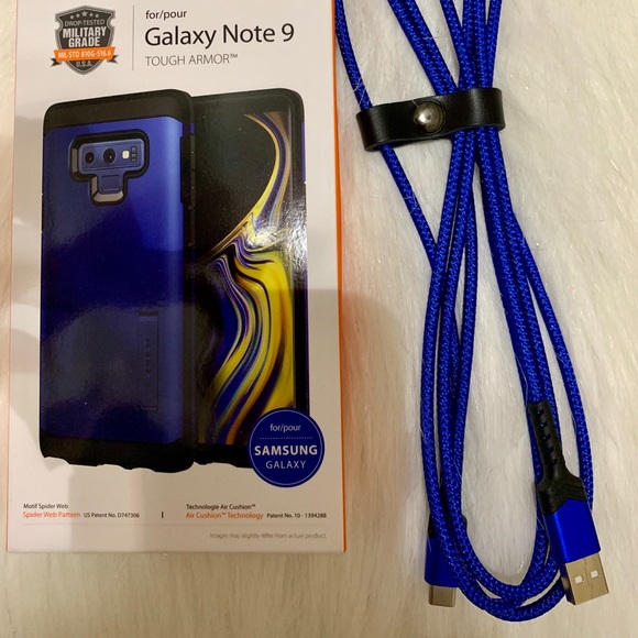 Brand new galaxy note 9 phone case and usb cable - Picture 2 of 3